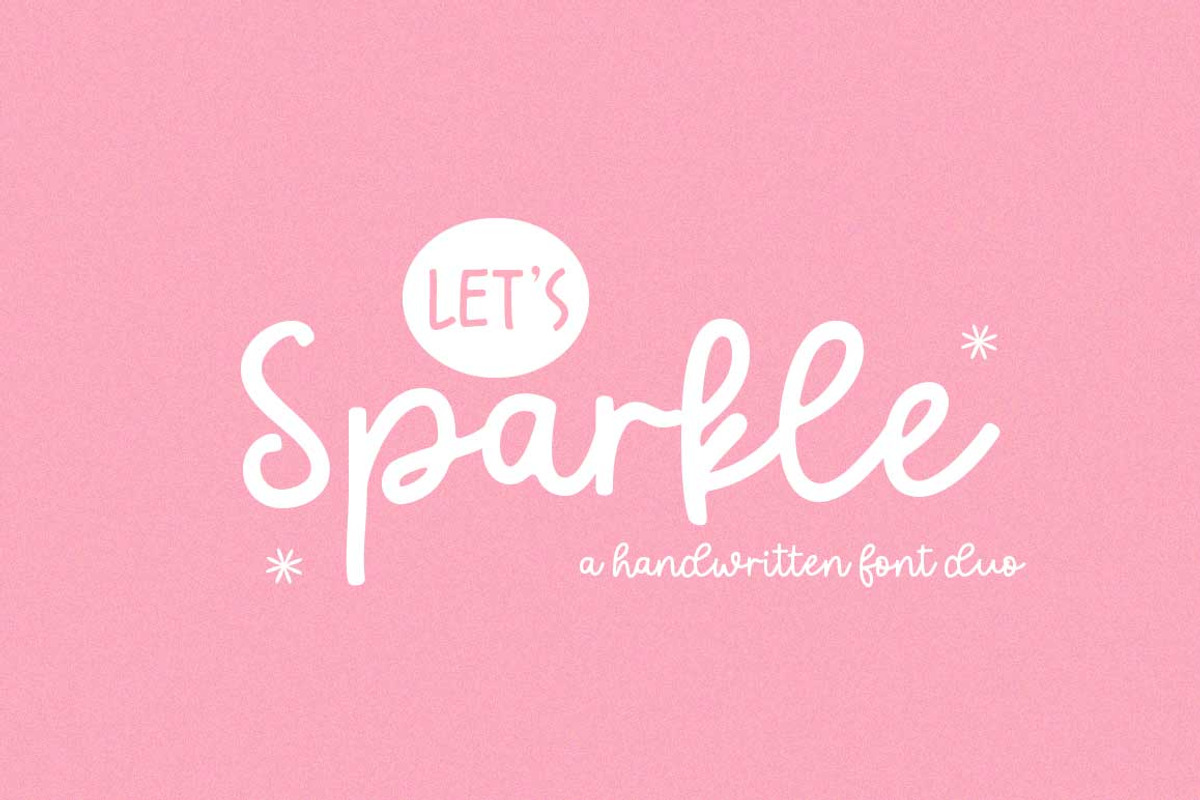Let's Sparkle | Font Duo, a Script Font by Lucky Type (Photo 10 of 10)