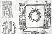 Rustic Home Decor - 50+ Handrawn Vec, a Decorative Illustration by TheLegacyBrandingCo (Thumbnail 2 of 9)