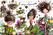 Fairy clipart, an Illustration by CreationArt (Thumbnail 1 of 5)