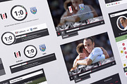 Soccer PSD Template, a Templates & Theme by Spovv (Thumbnail 1 of 5)