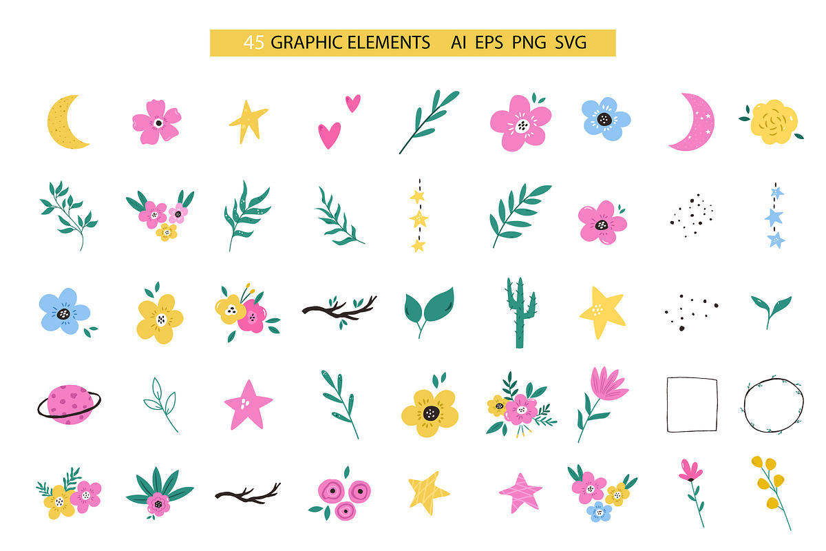 Cute Woodland Animals Vector Set, an Animal Illustration by danceyourlife (Photo 14 of 15)