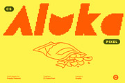 CS Aluka Pixel, a Sans Serif Font by Craft Supply Co. (Thumbnail 1 of 8)