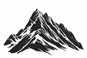 Mountain Tree Silhouette Bundle, an Object Graphic by balal (Thumbnail 8 of 11)