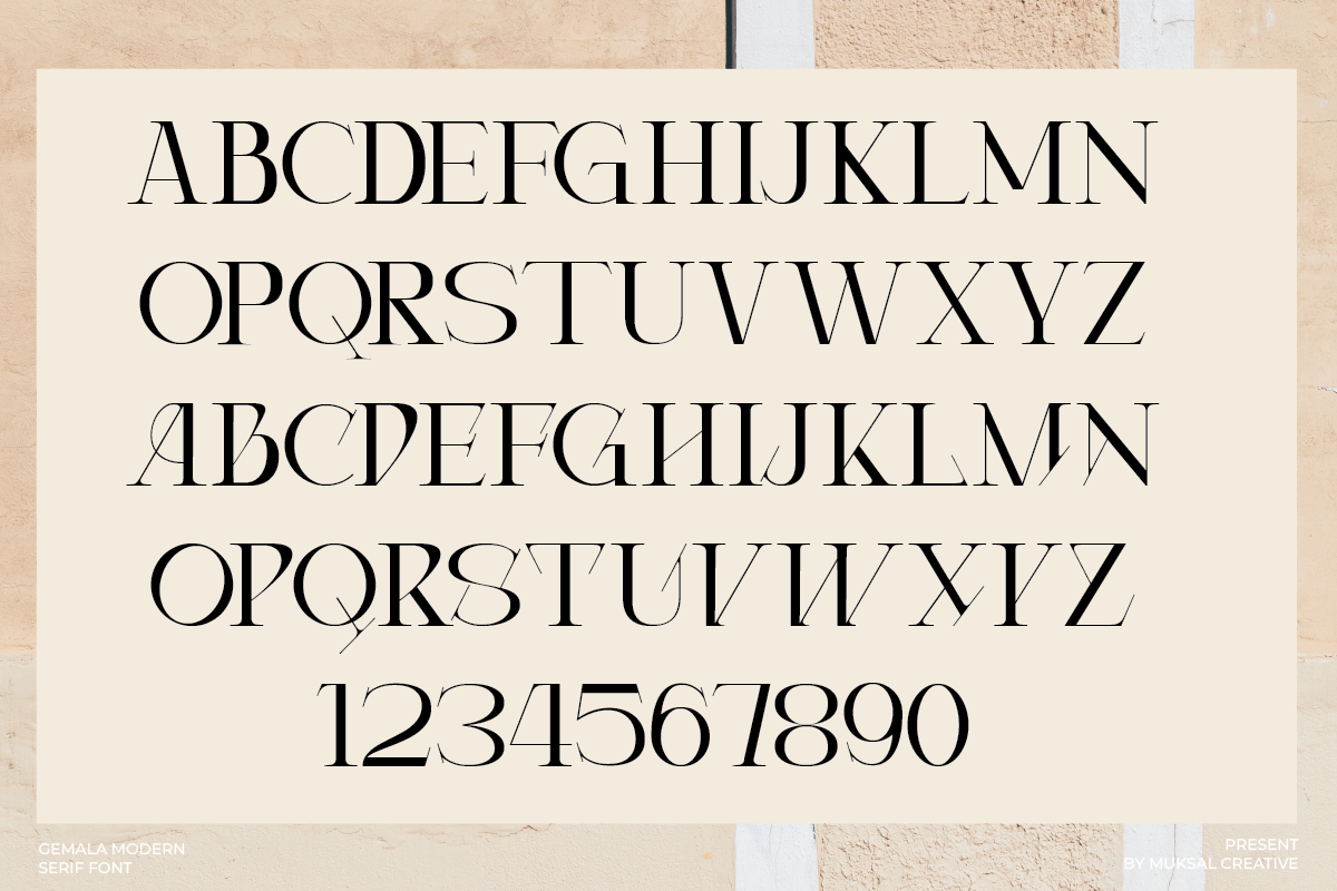 Gemala, a Serif Font by Muksal Creative (Photo 9 of 10)