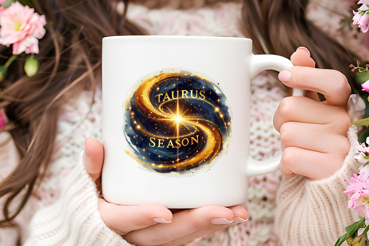 Celestial Taurus Season Art Pack, an Illustration by RobertsArt (Photo 2 of 7)