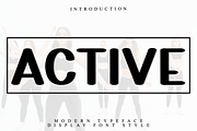 Active, a Script Font by FreshTypeINK (Thumbnail 1 of 8)