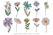 Wild Flower Meadow | Bouquet Maker, a Graphic by Murphy & Frank (Thumbnail 3 of 10)