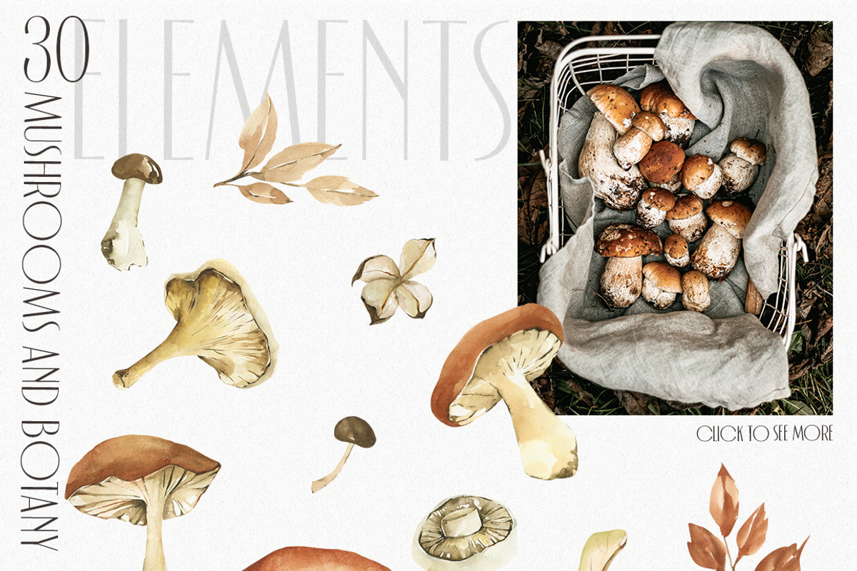 Just AUTUMN watercolor collection., an Object Illustration by ArtMaslyana (Photo 4 of 17)