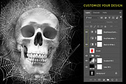 Spider Webs Photoshop Action, an Action Add-On by yantodesign (Thumbnail 5 of 5)