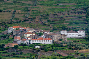 High angle view of a traditional portuguese village, an Architecture Photo by DanFLCreativo