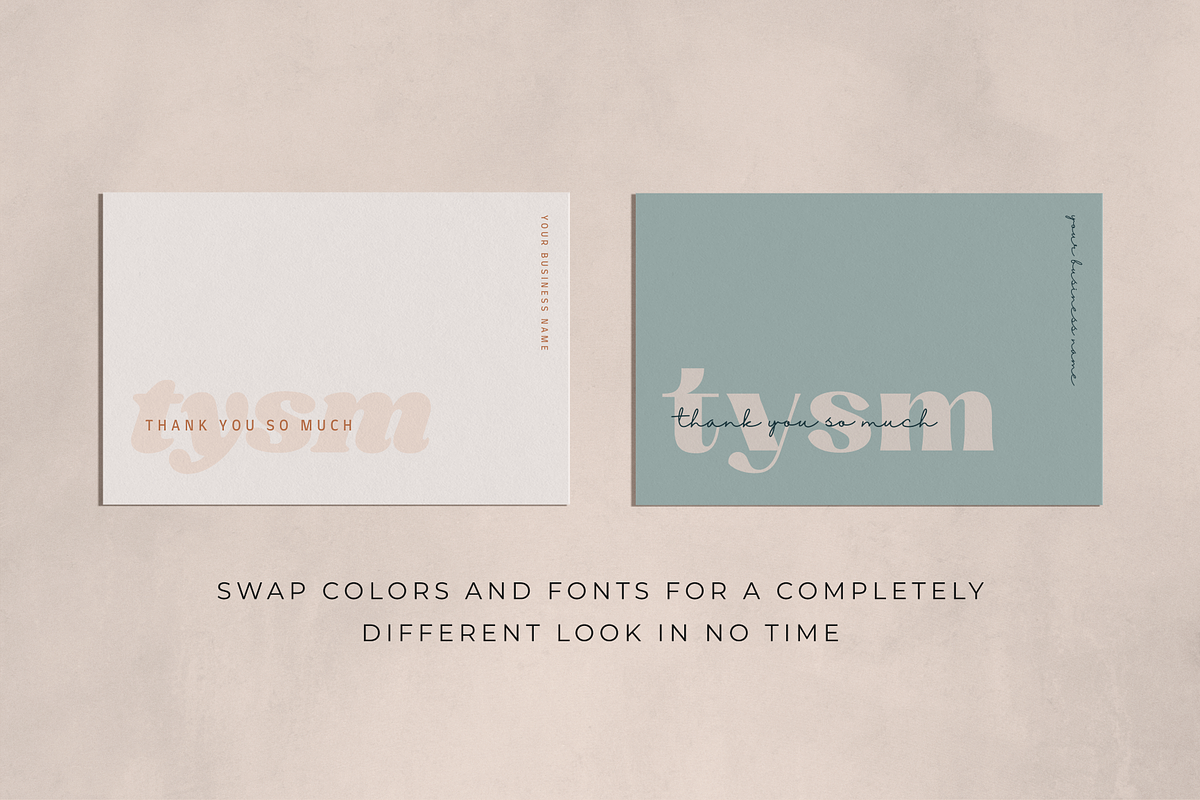 Carmen Thank You Note Template, a Card Template by Atlas & Anchor Designs (Photo 6 of 8)