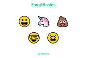 Basics: JoyPixels Flat Emoji Icons, an Outline Icon by joypixels (Thumbnail 3 of 6)