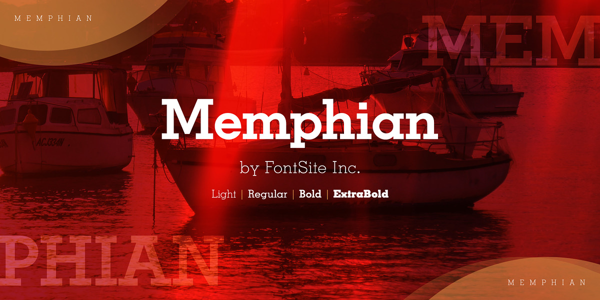 Memphian, a Slab Serif Font by FontSite Inc. (Photo 1 of 2)
