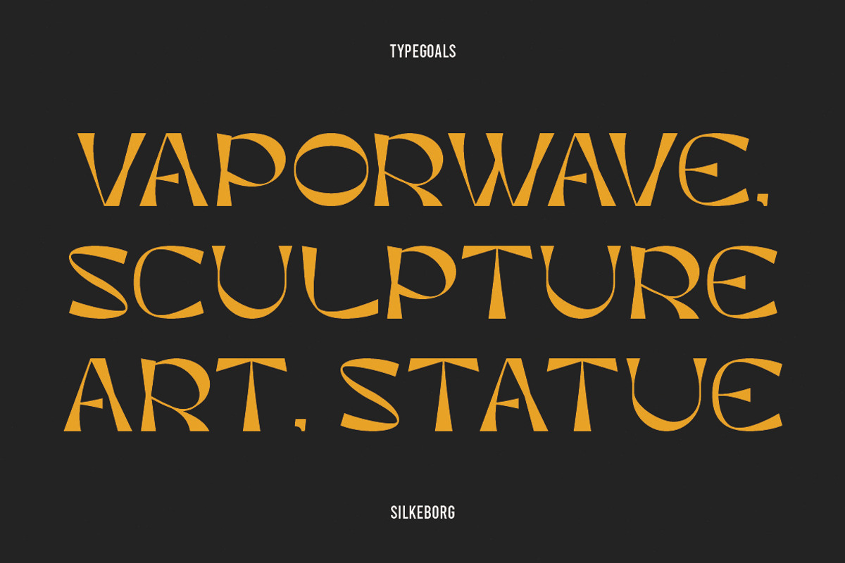 Silkeborg Display Font, a Sans Serif Font by Typegoals Studio (Photo 6 of 9)