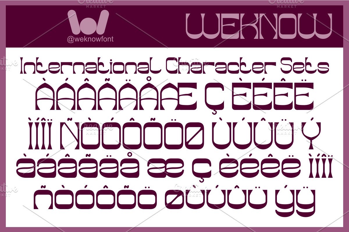 Endangered Beauty font, a Sans Serif Font by weknow (Photo 8 of 8)