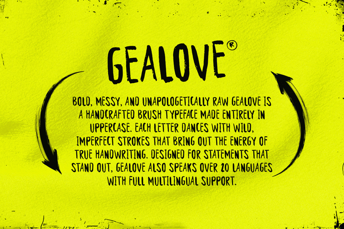 Gealove – Imperfect Strokes, a Font by dailygraphic (Photo 5 of 9)