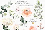 Sunny watercolor floral collection, a Decorative Illustration by Lisima (Thumbnail 10 of 14)