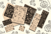 Hand Drawn Floral Batik Wedding Inv., an Invitation Template by Lyllopop (Thumbnail 2 of 2)