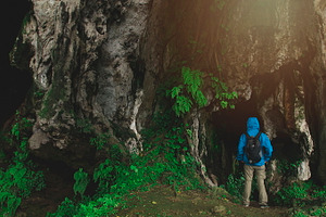 People of cave 01 featuring cave, pawon, and expedition