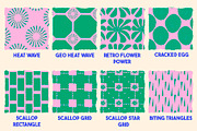 Pattern brushes for Procreate, a Brush Add-On by KJP Designs (Thumbnail 10 of 14)