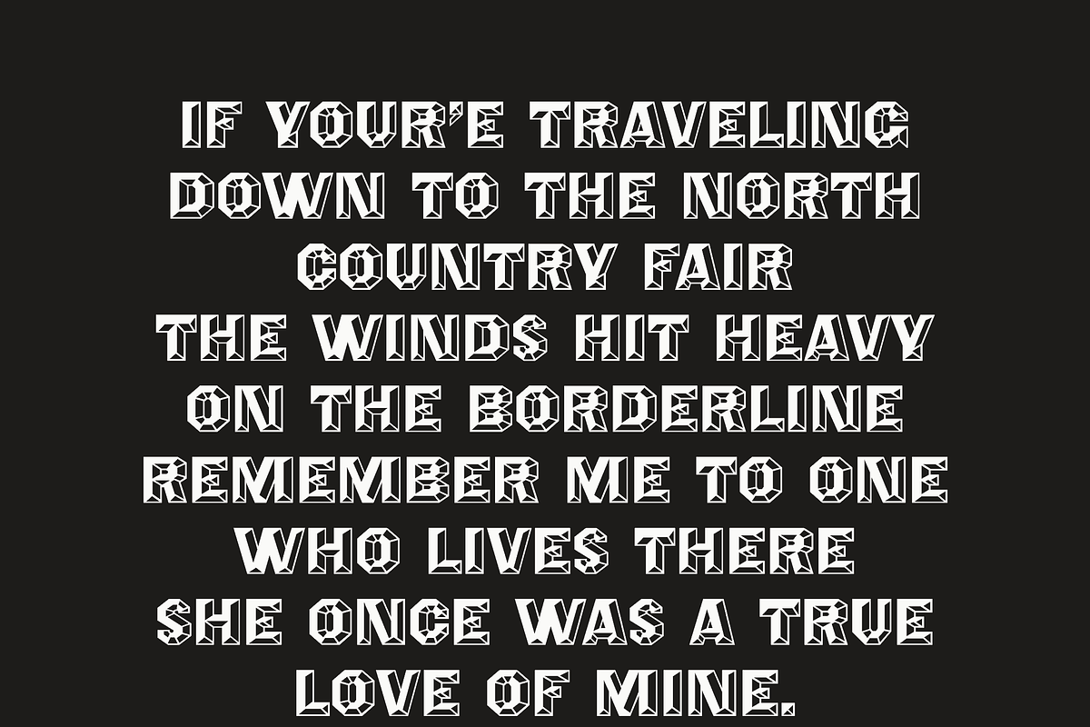 Borderline, a Font by Pale Horse (Photo 6 of 6)