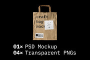 Craft Bag Mockup, a Books & Magazine Mockup by BULBFISH (Thumbnail 7 of 7)