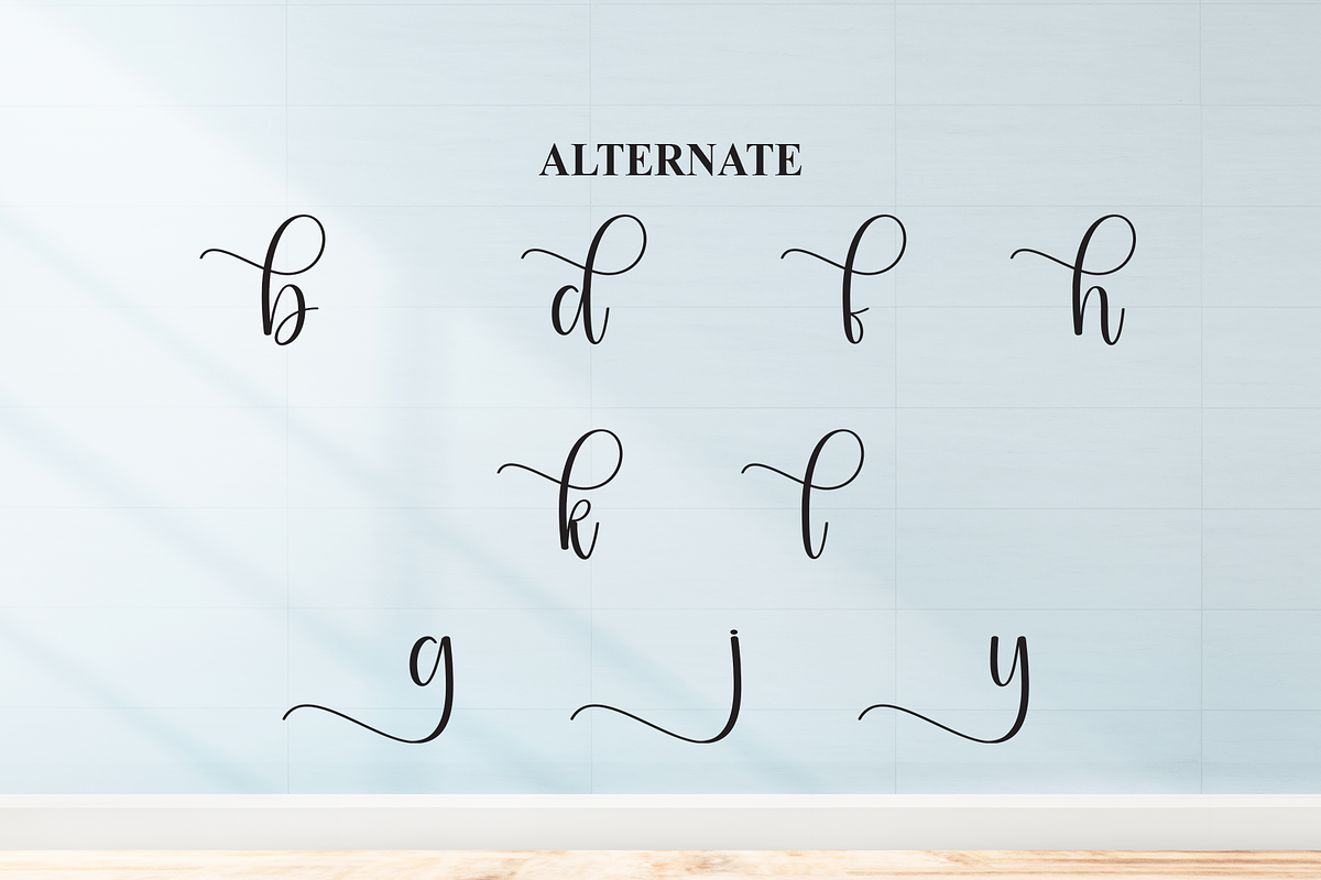 Mickey | Script Font, a Handwritten Font by Scratchones (Photo 8 of 9)