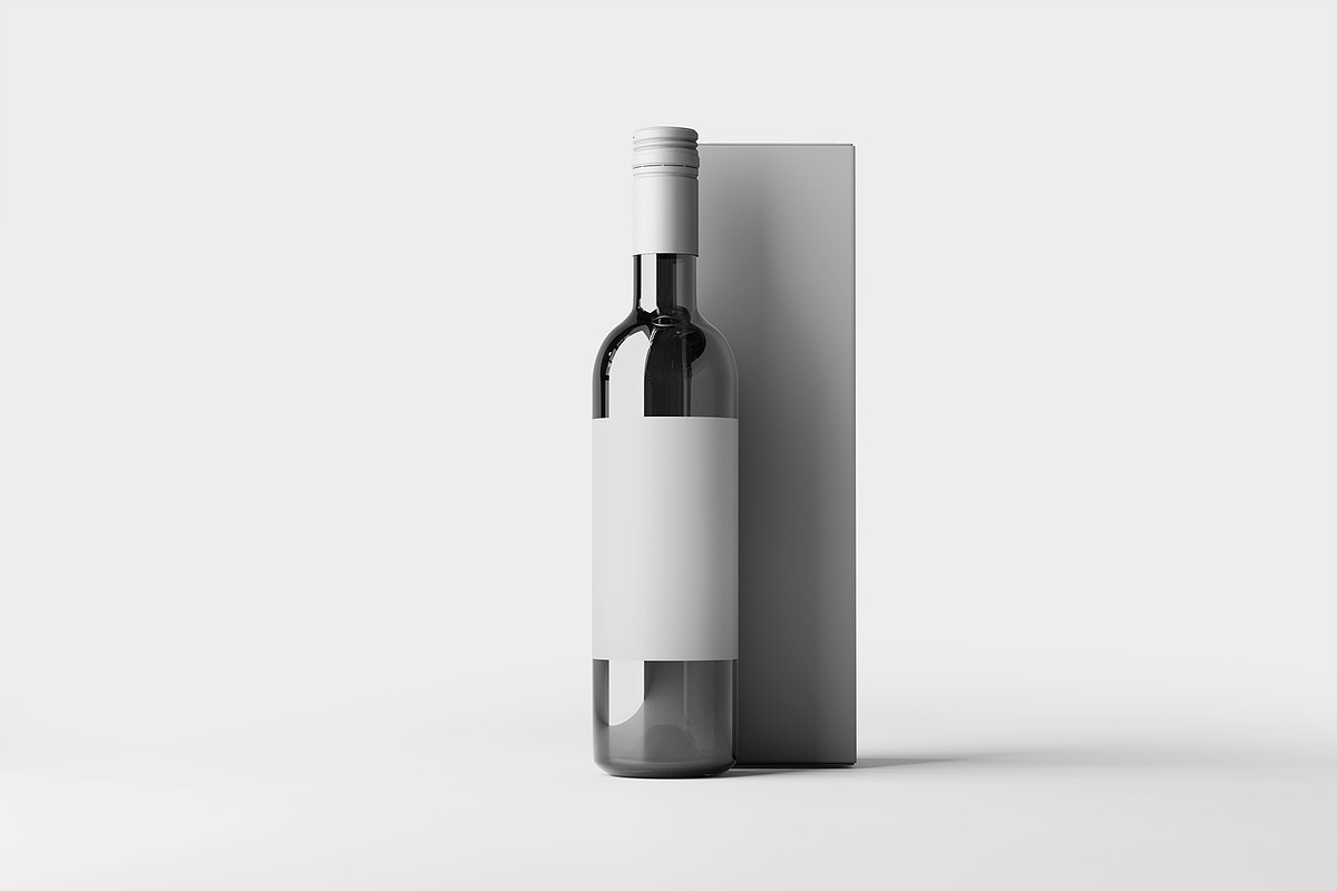 Wine Bottle Mockup, a Product Mockup by GraphicsPixel (Photo 6 of 7)
