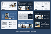 Blue White Marketing Campaign, a Presentation Template by Sixtemp (Thumbnail 3 of 3)