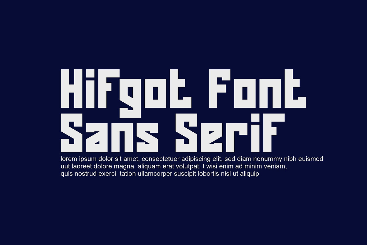 Hifgot, a Font by riotama85 (Photo 4 of 6)