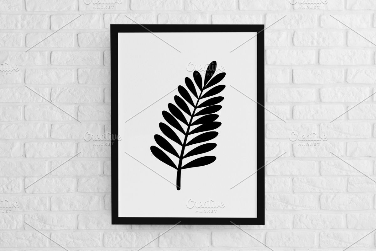 Tropical Leaves Silhouette SVG, a Decorative Illustration by newminddesign (Photo 2 of 3)