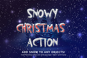 Snowy Christmas Action, an Action Add-On by Alkinos (Thumbnail 1 of 7)