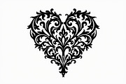 Romantic Lace Heart Clipart, an Illustration by Artivon (Thumbnail 14 of 21)