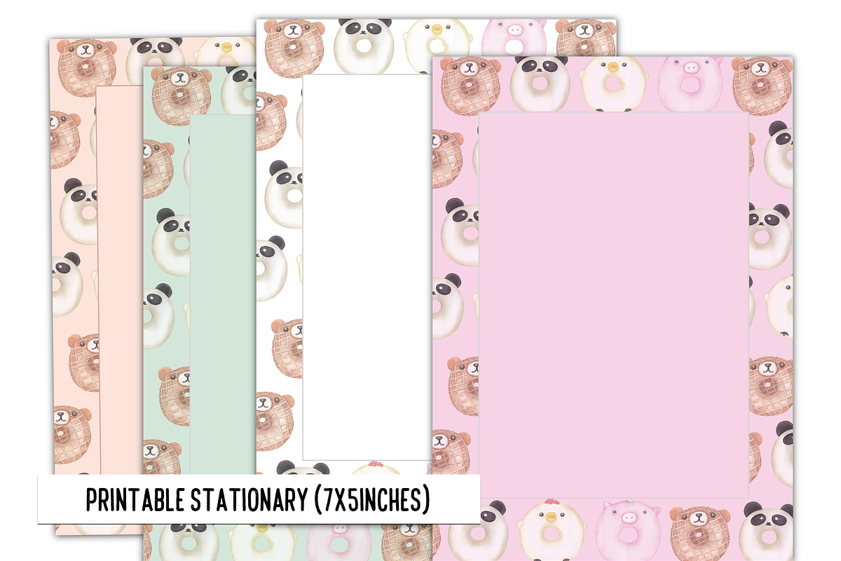 Donut Clipart Images, an Animal Illustration by Whimseez (Photo 3 of 4)