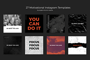 Dark Canva Instagram Posts, a Social Media Template by angela simone creative (Thumbnail 3 of 6)