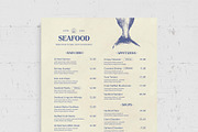 Rustic Seafood Menu Template, a Flyer Template by BrandPacks (Thumbnail 4 of 5)