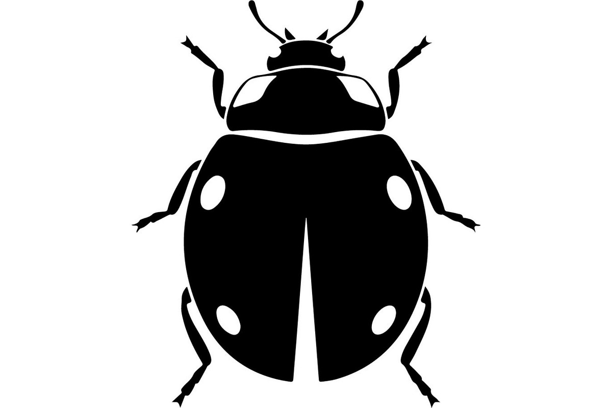 Ladybug Silhouette, an Object Graphic by Designer_Momina (Photo 6 of 20)