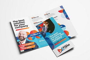 Modern Corporate Trifold Brochure