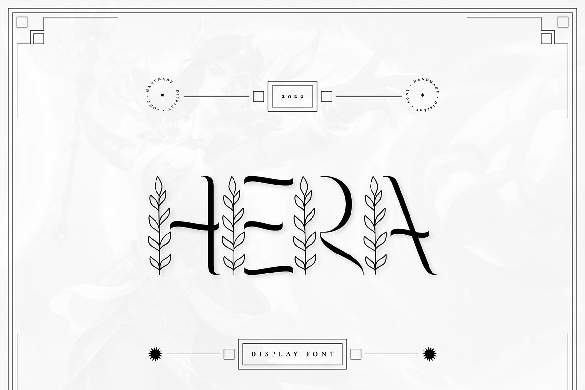 Hera Display Font, a Serif Font by infernostudio3 (Photo 1 of 10)