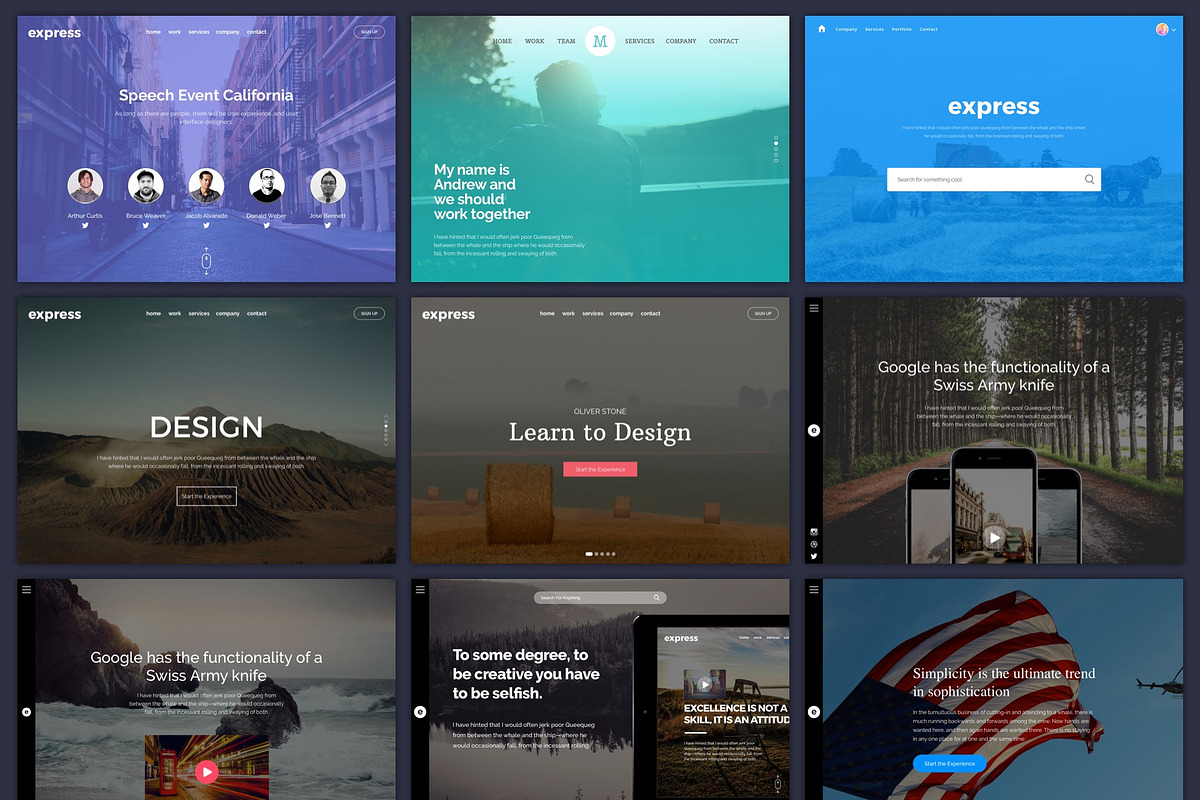 Express Framework UI, a Websites & App Template by Designerbundle (Photo 2 of 2)