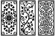 Floral Ornament Silhouette Panels, an Illustration by Designer_Momina (Thumbnail 5 of 20)
