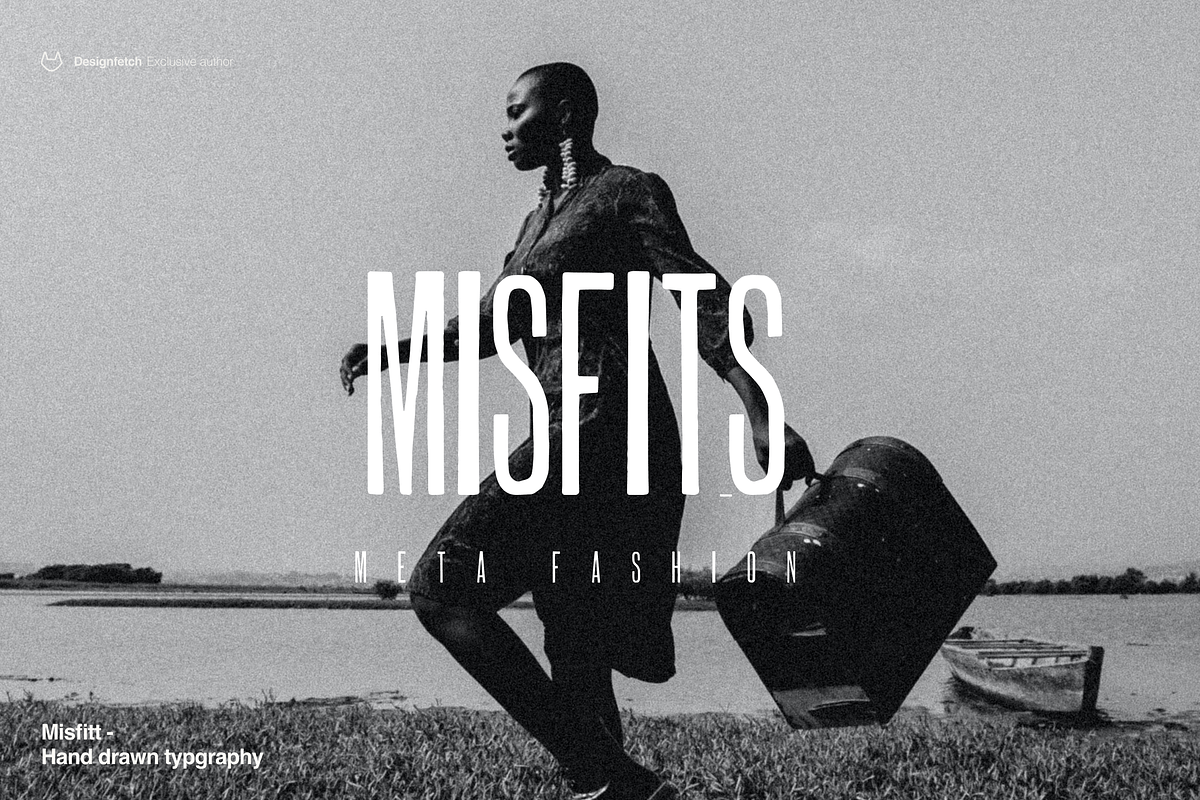 Misfits Typeface, a Font by Oday Noon (Photo 1 of 6)