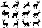 Deer,Forest,AntlerAnimals AI EPS PNG, an Illustration by FrankiesDaughtersDesign (Thumbnail 3 of 6)