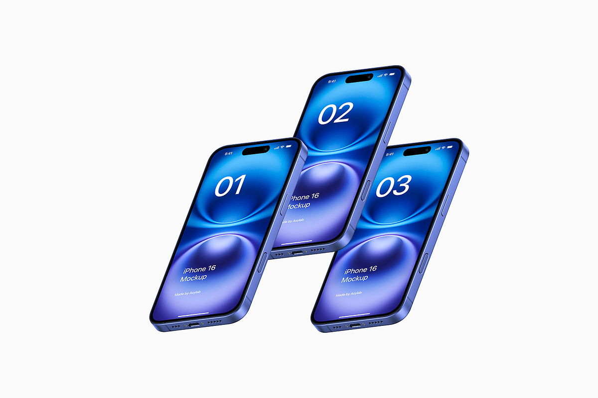 iPhone 16 - 24 Mockups Scenes, an iPhone Mockup by Asylab (Photo 37 of 58)