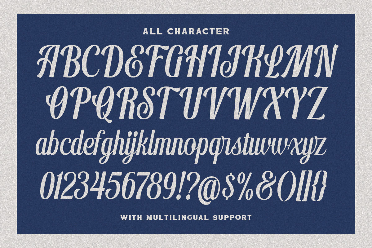 Beathend Display Script, a Script Font by Letterhend Studio (Photo 8 of 9)