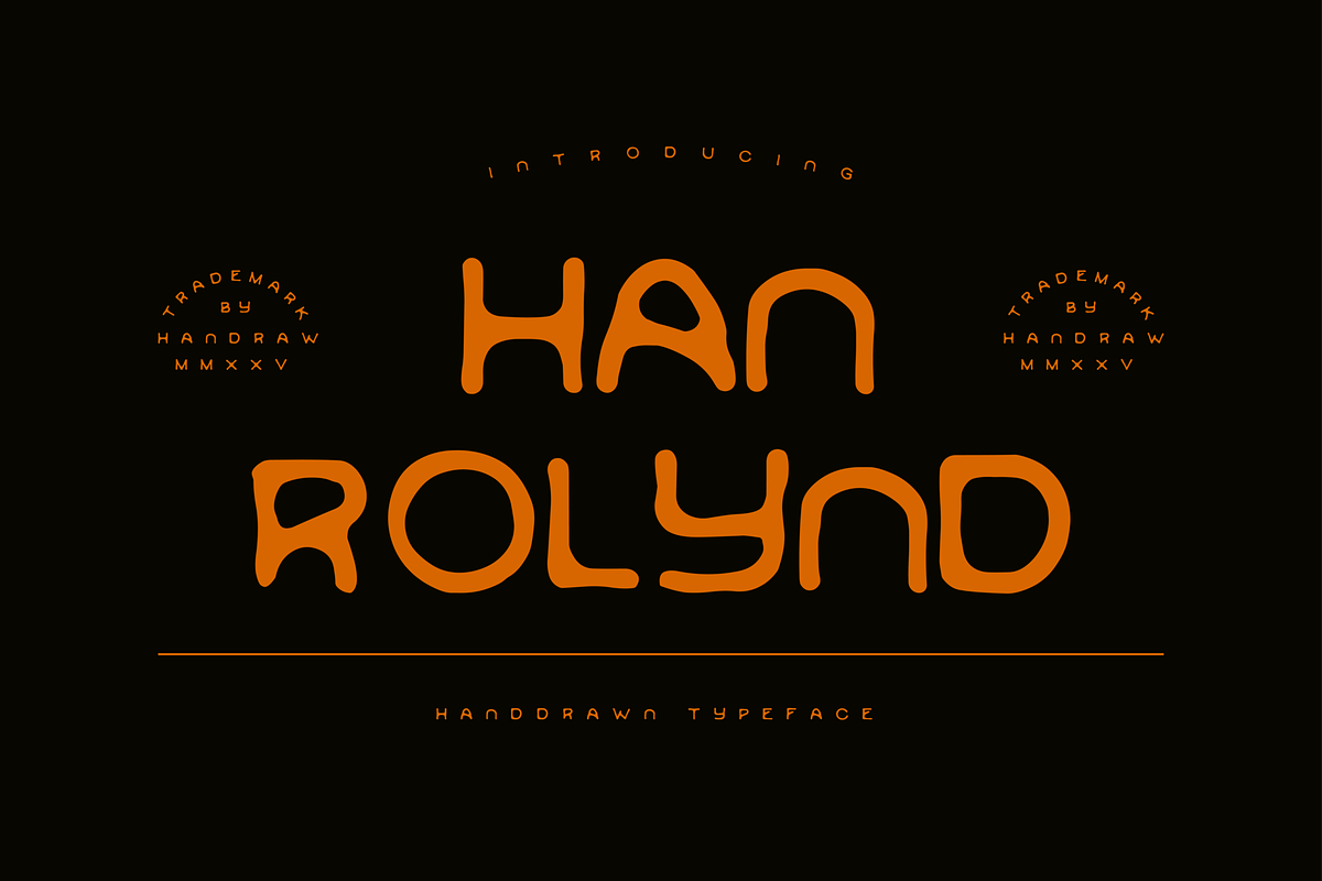 Rolynd - Handdrawn Font, a Sans Serif Font by HAN (Photo 1 of 6)
