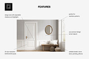 Wallpaper Wainscotting Mockup PSD, a Household Mockup by 1001 mockups (Thumbnail 2 of 9)