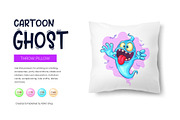 Cute cartoon ghost. Tshirt, PNG., a Person Illustration by KENO Mascots (Thumbnail 8 of 9)