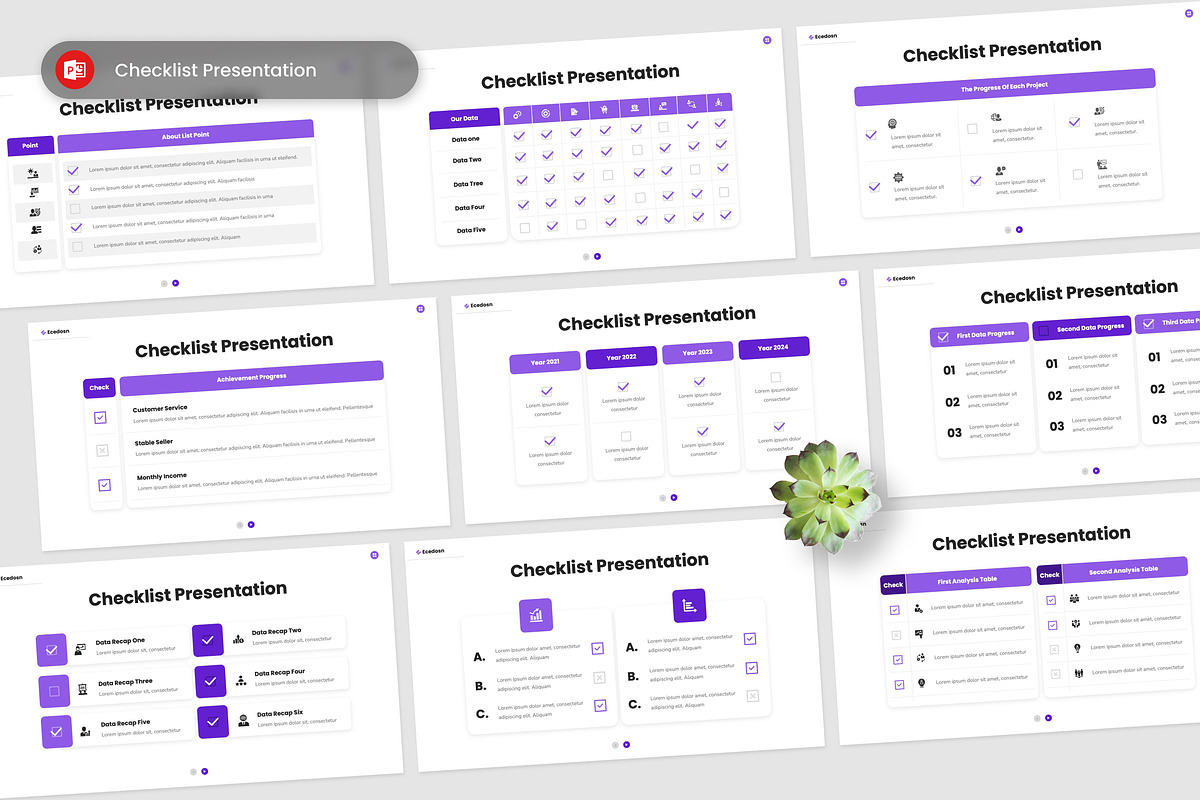 Checklist Presentation PPT, a Presentation Template by Antstheme