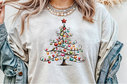 Christmas Tree With Lights PNG, an Illustration by Sublimation Artist (Thumbnail 6 of 9)